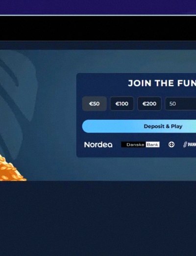 Moana Casino Deposit and Play box with euro amount buttons