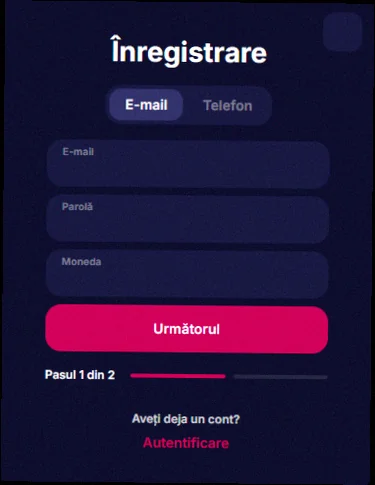 Înregistrare NV Casino Bonus România